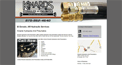 Desktop Screenshot of kinardshydraulics.com
